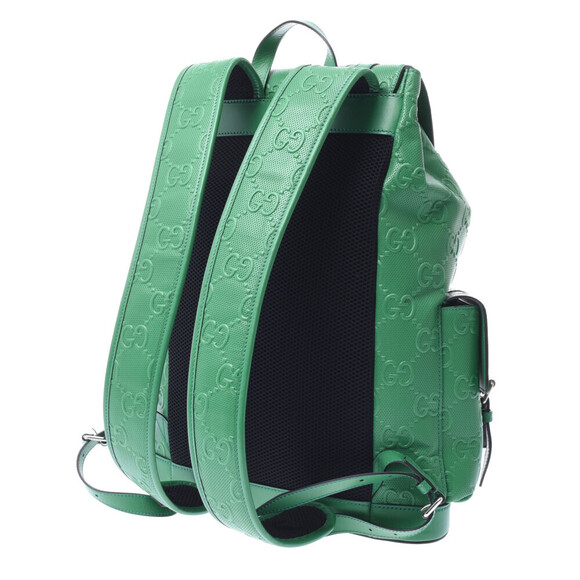 Gucci GG Backpack Green Crocodile Leather Daypack - Picture 2 of 9